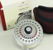FISHING: HARDY BROTHERS OF ALNWICK 'ULTRALITE DISC LA 10/11' TROUT FLY FISHING REEL complete with