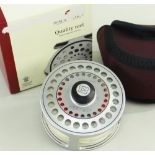 FISHING: HARDY BROTHERS OF ALNWICK 'ULTRALITE DISC LA 10/11' TROUT FLY FISHING REEL complete with