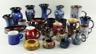 ASSORTED EWENNY POTTERY including vases, jugs and mugs (26) *entered for sale by private client with
