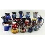 ASSORTED EWENNY POTTERY including vases, jugs and mugs (26) *entered for sale by private client with