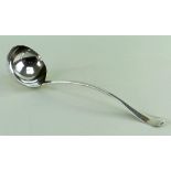 EDWARD VII SILVER 'OLD ENGLISH' PATTERN SOUP LADLE, Josiah Williams & Co, London 1909, approx.