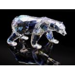 SWAROVSKI CRYSTAL MODAL POLAR BEAR, 17cms long Comments: no boxes or certificates