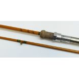 FISHING: HARDY BROTHERS OF ALNWICK 'THE MARKSMAN' 8'3'' TWO-PIECE PALAKONA SPINNING ROD, No.H44000