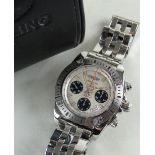 BREITLING CHRONOMAT AIRBORNE 30TH ANNIVERSARY EDITION CHRONOGRAPH BRACELET WATCH, ref. AB0114, no.