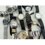 ASSORTED WRISTWATCHES, including vintage Talis nurse's watch, vintage 9ct gold ladies octagonal