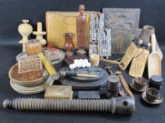 TREEN ITEMS COLLECTION, a large mixed assortment