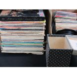 VINTAGE LP & 45rpm RECORDS, a mixed collection of mainly Welsh but including some classical and a