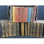 WELSH, LEATHER SPINED & OTHER BOOKS to include nine volumes 'Encyclopaedia Cambrensis Gwyddoniadur