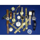 LADY'S & GENT'S WRISTWATCHES to include Avia, Pulsar, Rotary, Seiko and others with spurious marks