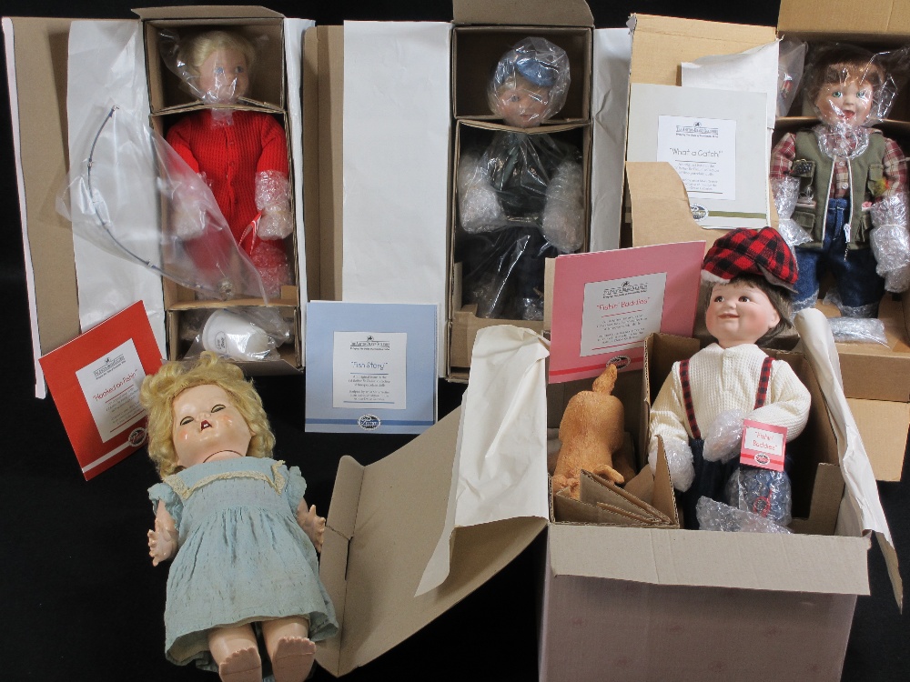 VINTAGE & MODERN COLLECTOR'S DOLLS by Pedigree and Ashton Drake Galleries (5)