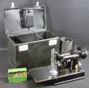 SINGER 221K SEWING MACHINE - with foot pedal and original carry case