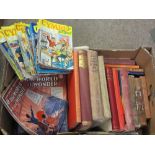CHILDREN'S BOOKS, ANNUALS & MAGAZINES - some Welsh to include 57 copies of Cymru'r Plant magazines