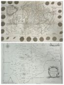 THE GEOGRAPHICAL DEPICTION OF 'THE GREAT SOLAR ECLIPSE OF JULY 14TH 1748' - by G Smith, 30 x