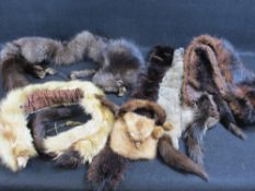 VINTAGE FUR STOLES - a quantity