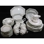 JOHNSON BROTHERS 'ETERNAL BEAU' TEA & DINNERWARE, forty three pieces