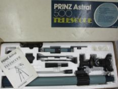 PRINZ ASTRAL 500 TELESCOPE - in original box