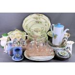 ROYAL DOULTON D333 & 5334 MARKED DINNERWARE and an assortment of other china and glassware ETC