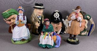 ROYAL DOULTON CHINA FIGURINES - 'Lambing Time' HN1890, 'Rest a While' HN2178, 'Silks & Ribbons'