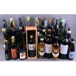 ALCOHOL ASSORTMENT - approximately forty bottles of wines, ports ETC