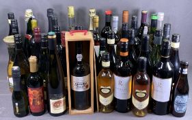 ALCOHOL ASSORTMENT - approximately forty bottles of wines, ports ETC