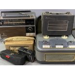 VINTAGE ELECTRICALS to include a Phillips Hi-Fidelity reel to reel tape recorder, cased, Grundig &