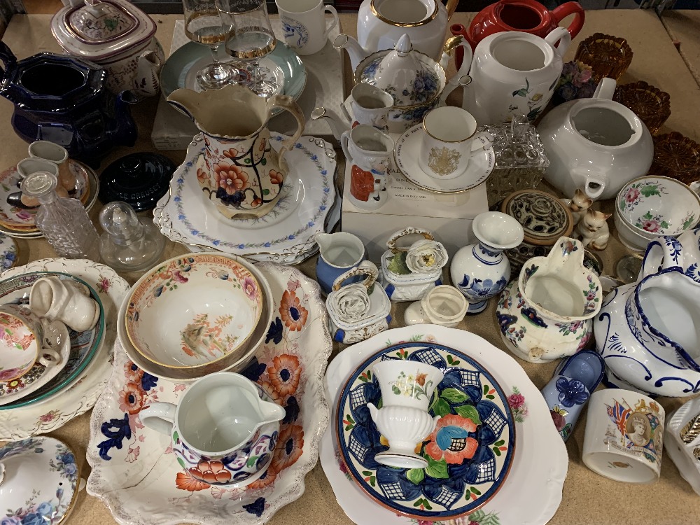 CHINA & GLASSWARE, a large assortment to include Toby jugs, Royal...