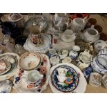 CHINA & GLASSWARE, a large assortment to include Toby jugs, Royal Worcester, Gaudy Welsh ETC