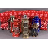 LANTERNS, an assortment and a seasonal themed blanket