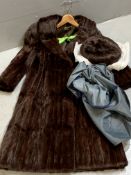 BLAIWAIS OF MANCHESTER VINTAGE FUR COAT with accompanying hat