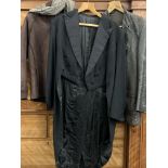 VINTAGE CLOTHING - gent's evening jacket with tails and other clothing items