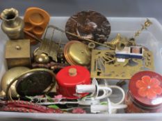 VINTAGE & LATER BRASSWARE, other metalware and collectable goods, a mixed quantity