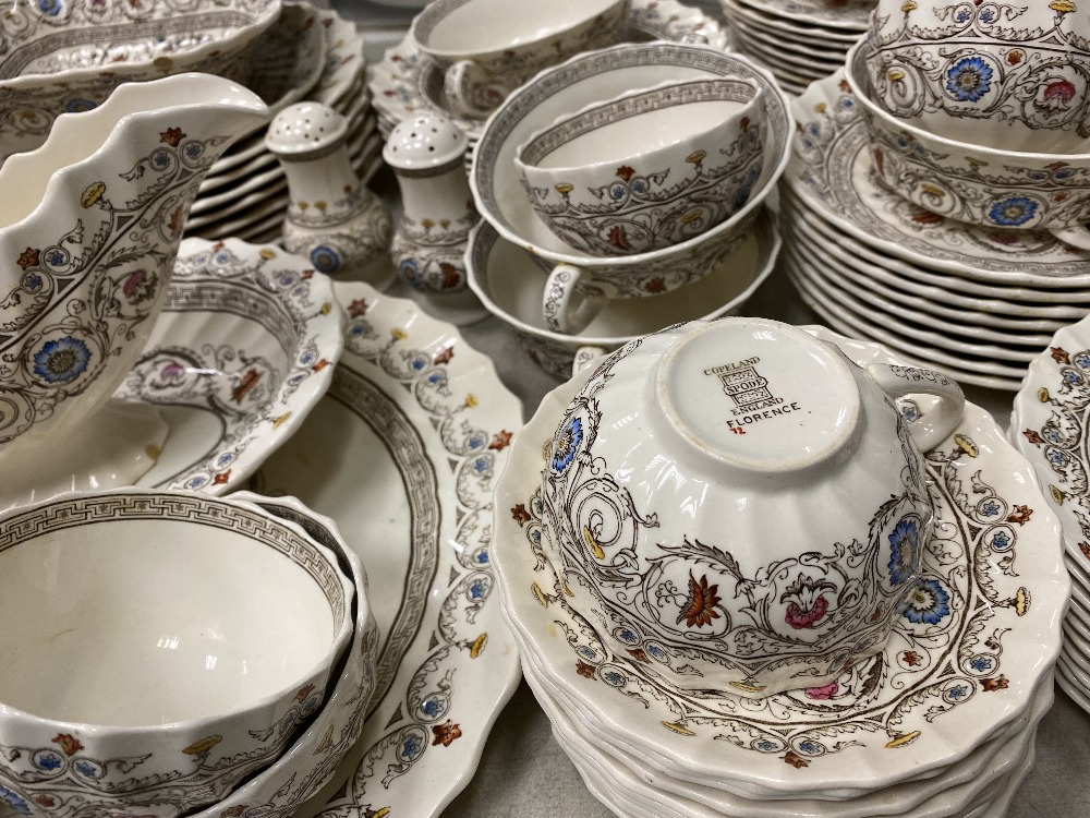 COPELAND SPODE FLORENCE DINNER & TEAWARE - 74 pieces