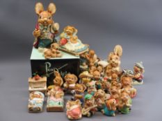 PENDELFIN FIGURINES - 20 plus pieces, mainly boxed to include large model Uncle Henry