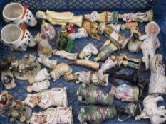 CABINET FIGURINES & COLLECTABLES - a mixed quantity Victorian and later