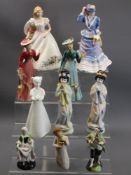 ROYAL DOULTON, COALPORT CHINA and other composition figurines to include Janice HN3624, Joanne