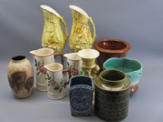 POTTERY PLANTERS, VASES & JUGS COLLECTION