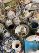 DECORATIVE POTTERY & PORCELAIN GROUP - a good quantity, makers include Poole, Royal Stanley, Wade, K