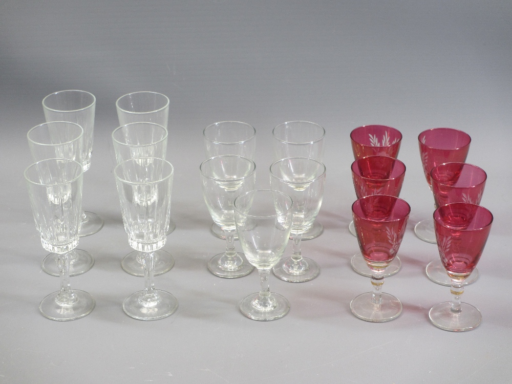 MIXED DRINKING GLASSWARE, facet cut bowls and vases, ETC, within 2 boxes - Image 4 of 4