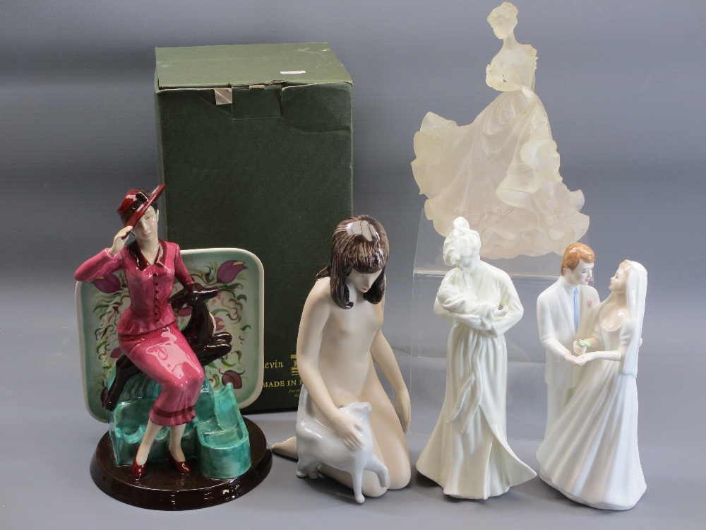 KEVIN FRANCIS, ROYAL DUX, Worcester, and other figurines group to include Susie Cooper by Kevin