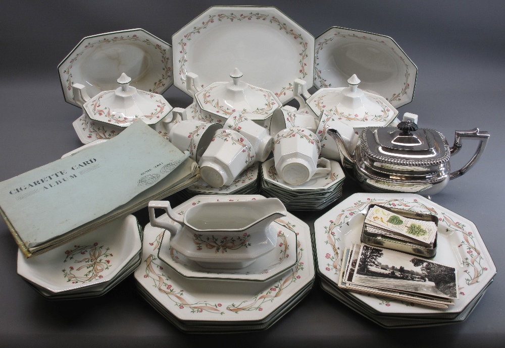JOHNSON BROTHERS ETERNAL BEAU DINNERWARE and other collectables - approximately 40 pieces of the