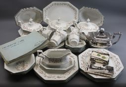 JOHNSON BROTHERS ETERNAL BEAU DINNERWARE and other collectables - approximately 40 pieces of the