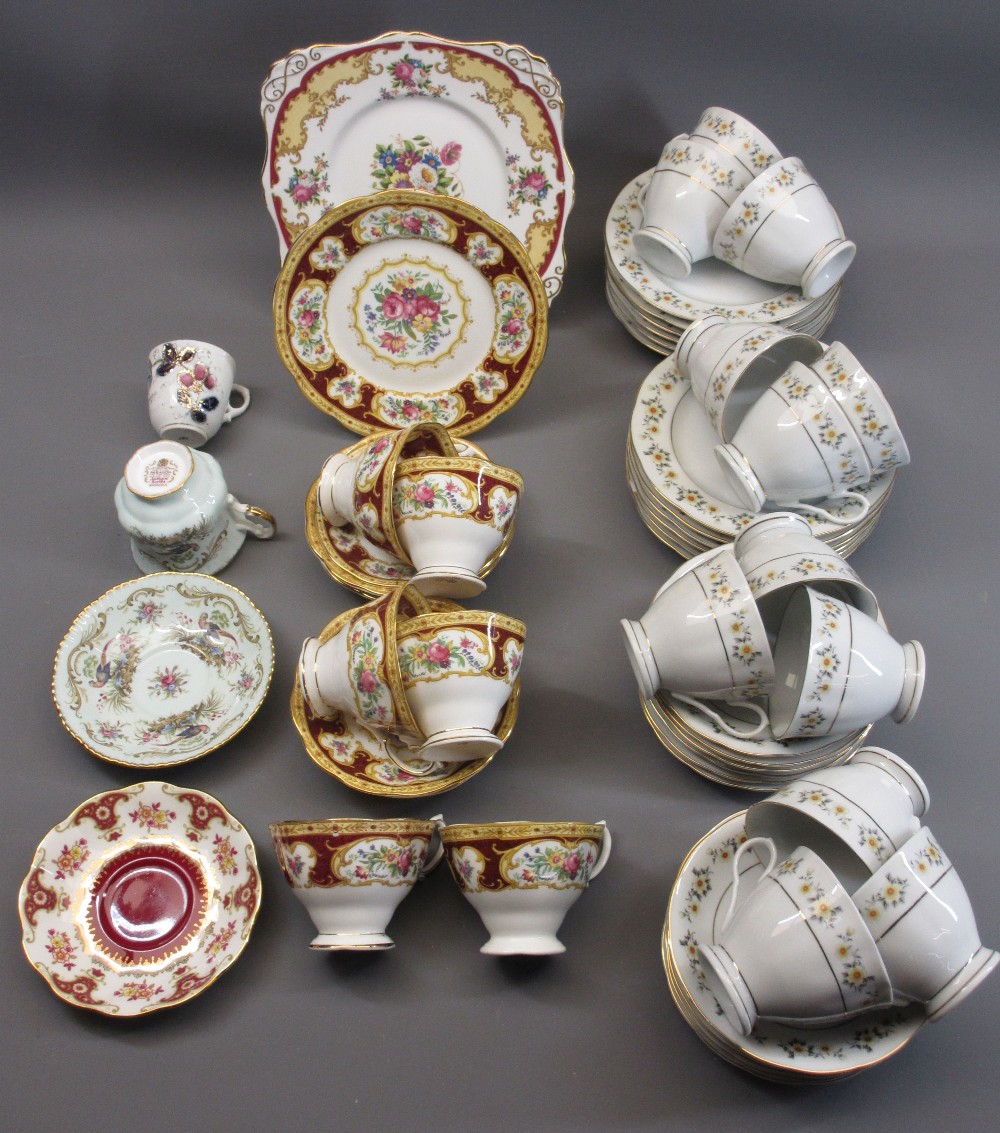 ROYAL ALBERT LADY HAMILTON PART TEASET, Chinese part teaset and a Paragon Antique Series Swansea