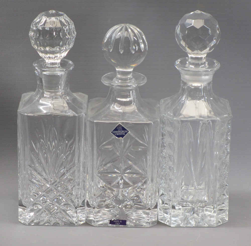 WATERFORD, ROYAL DOULTON, EDINBURGH CRYSTAL and other glassware including a Mdina stem vase, moulded - Image 2 of 5