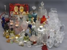 VINTAGE & LATER SCENT BOTTLE COLLECTION - within 3 small boxes including many stoppered examples
