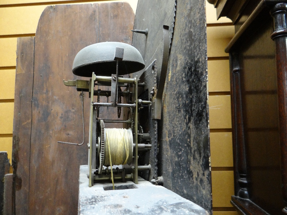 LATE 19TH CENTURY MAHOGANY & EBONY STRUNG 8-DAY LONGCASE CLOCK, W. Onions, Broseley (Shropshire), - Image 10 of 10