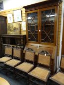 SOLD TO BENEFIT CHARITY: Assorted occasional furniture including set of six 17th Century style