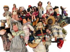 DOLLS - tourist and other worldwide assorted dolls