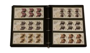 STAMPS (see several images) - TWO COMPLETE MINT SHEETLETS OF 2012 OLYMPIC COMMEMORATIVES including a