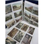 POSTCARDS - a vintage assortment in a binder, approximately 280