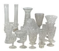 MIXED CUT, MOULDED & OTHER GLASSWARE